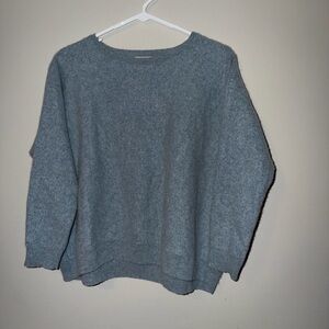 Ryllace 100% Cashmere Sweater – Blue-Grey (Courtland Blue-ish) – Women’s 1xl